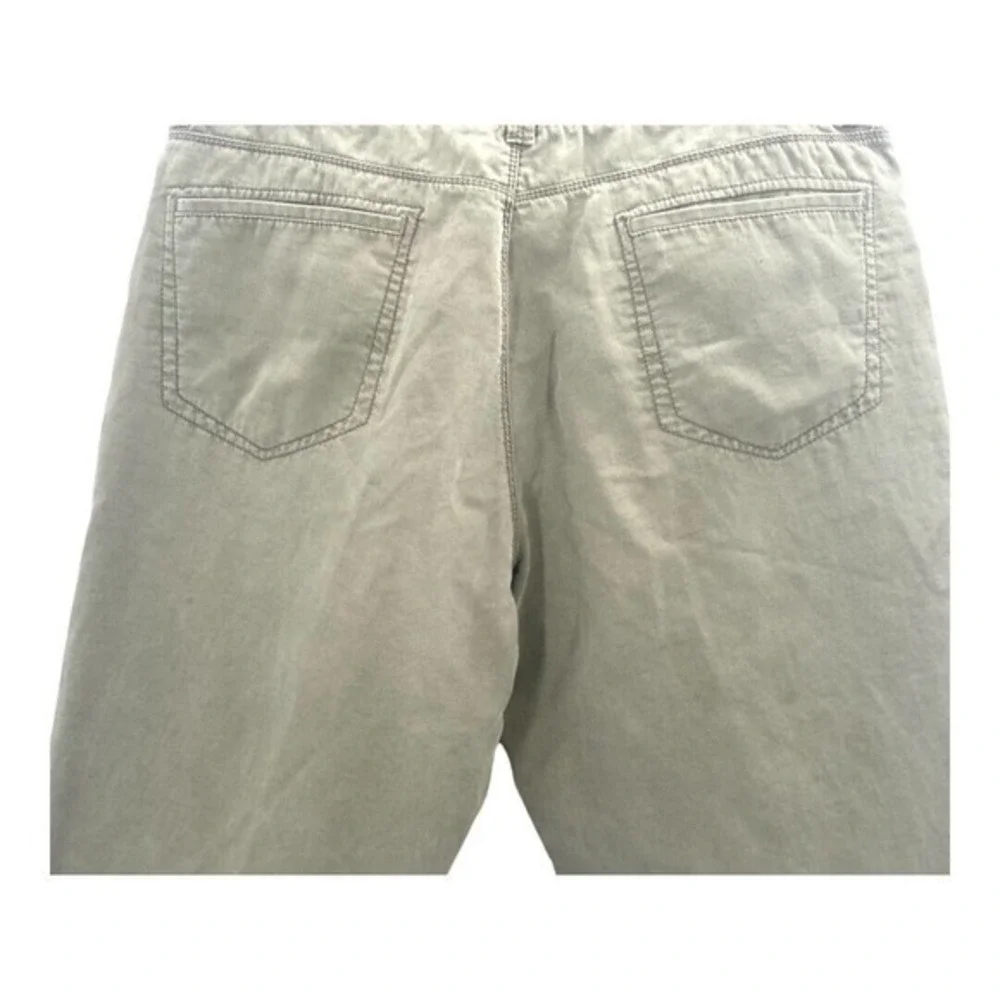 Tommy Bahama Men’s Tencel Cotton Flat Front Khaki Brown Pants‎ Size 36 X 34